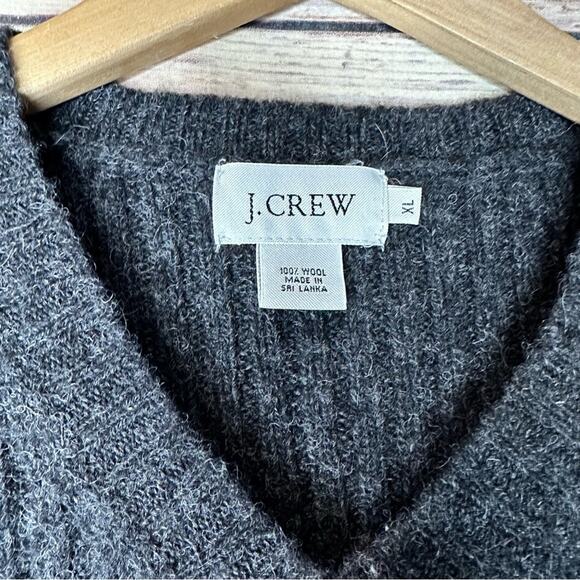 J. Crew 100% Wool Pull-On Sweater Vest - Picture 3 of 4